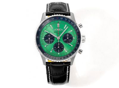 Breitling Navitimer chronometre 1884 43MM in Diameter B01 Movement Green Watch